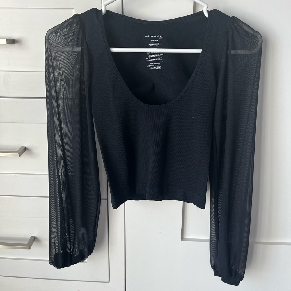 Free People Black Top